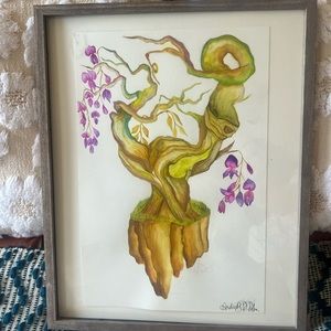 Hand painted Bonsai Tree